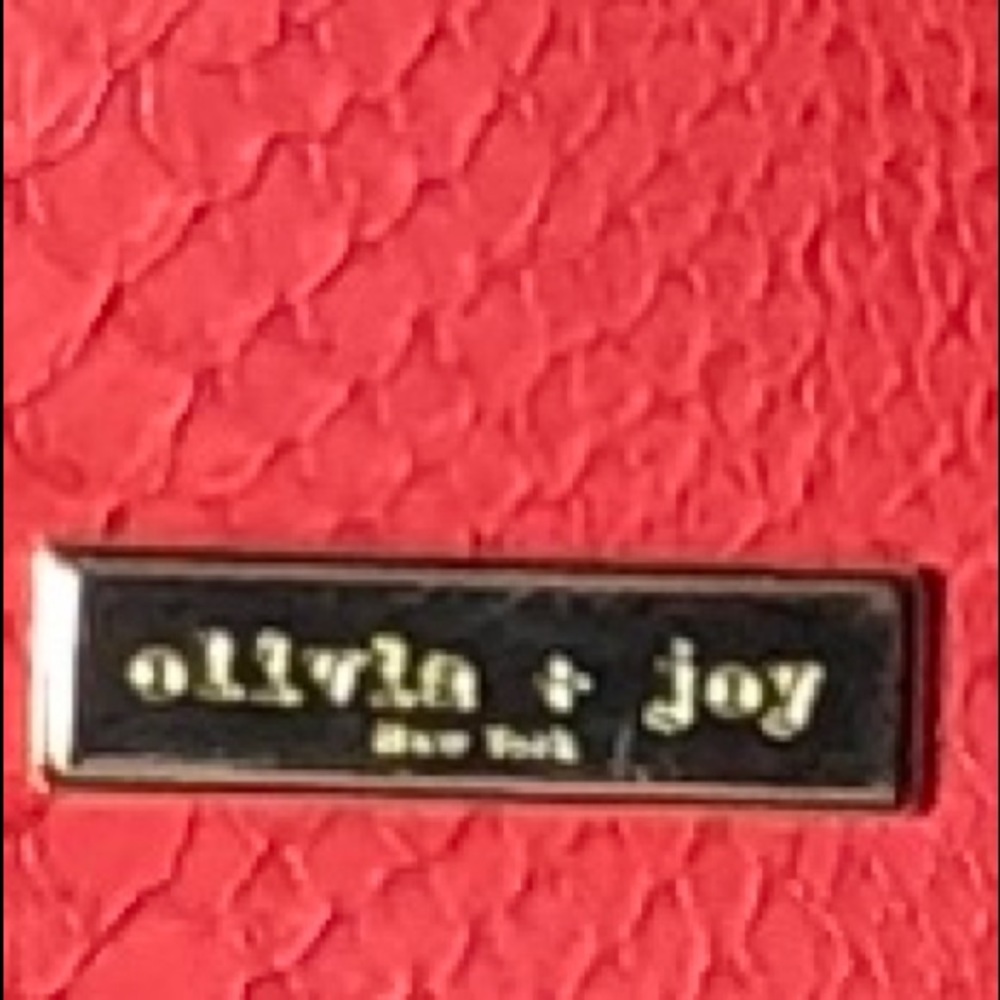 Olivia + Joy New York Red & Gold Purse - Picture 5 of 14